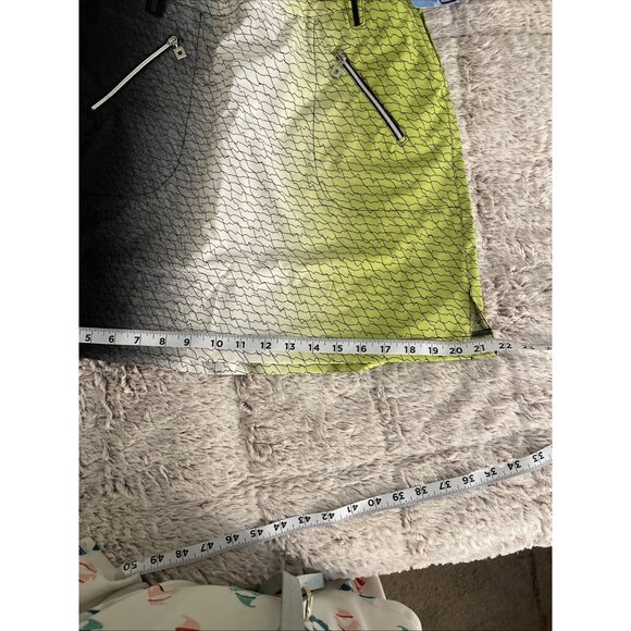 NWT Jamie Sadock Skort Womens 4 Gradient Black Green White Golf Removable Shorts - Picture 13 of 16